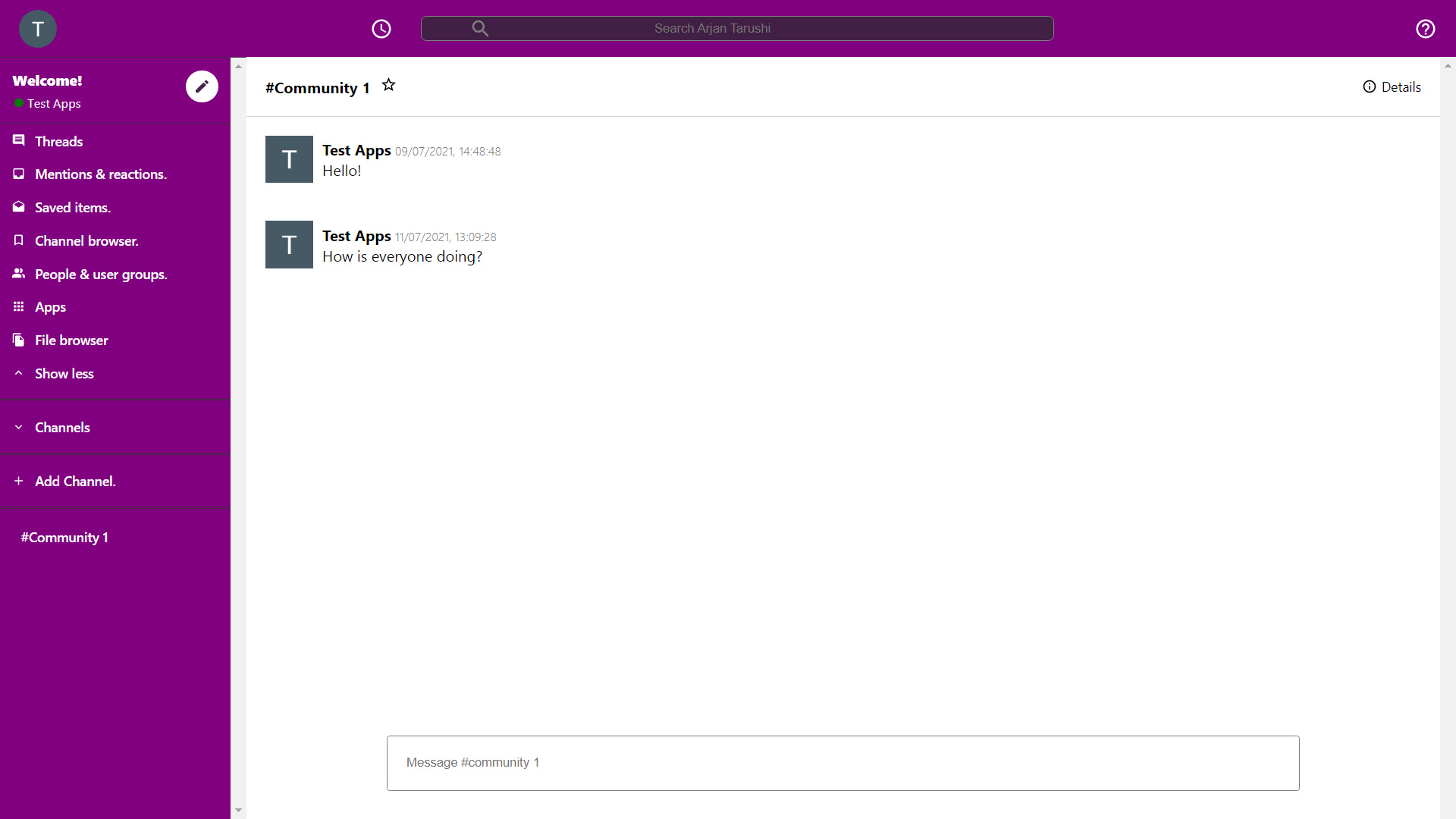 Slack Clone