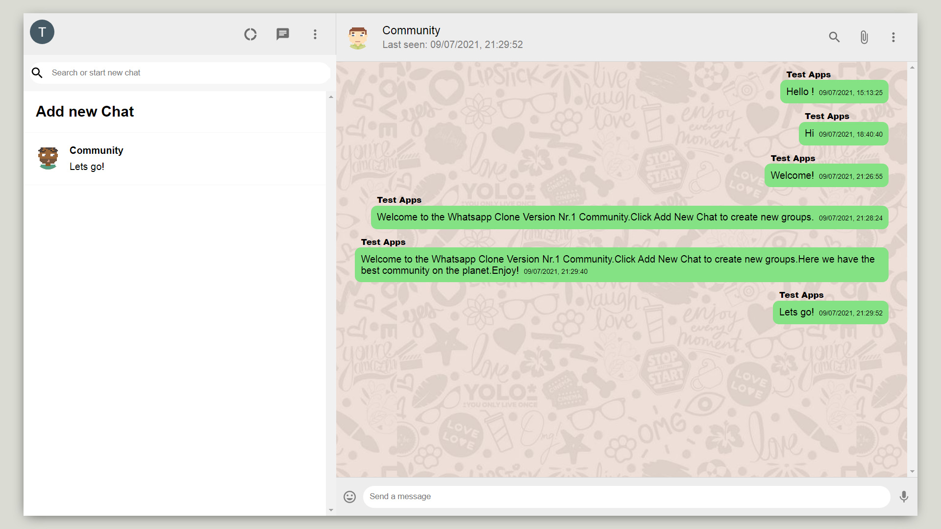 Whatsapp Clone